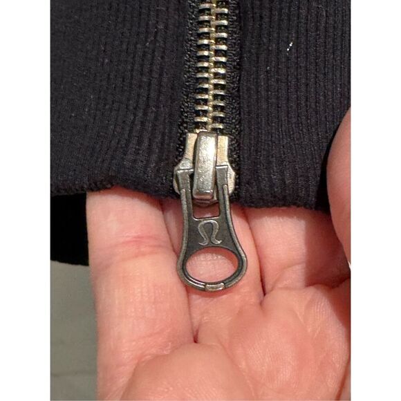 Lululemon Om & Roam Pullover Speckled Black Side Zip Hoodie Sweatshirt Women’s 4 - Picture 3 of 14